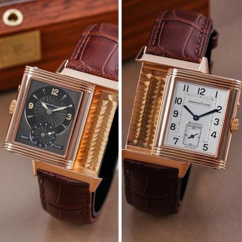 Jaeger-LeCoultre - Reverso Duoface Day/Night 18k Rose Gold -, Handtassen en Accessoires, Horloges | Heren
