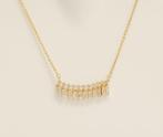 Collier - 14 carats Or jaune -  0.60ct. tw. Diamant, Nieuw