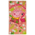 Peppa Pig Badlaken Strandlaken 70x140cm - Officiële, Vakantie, Vakantie | Zon en Strand