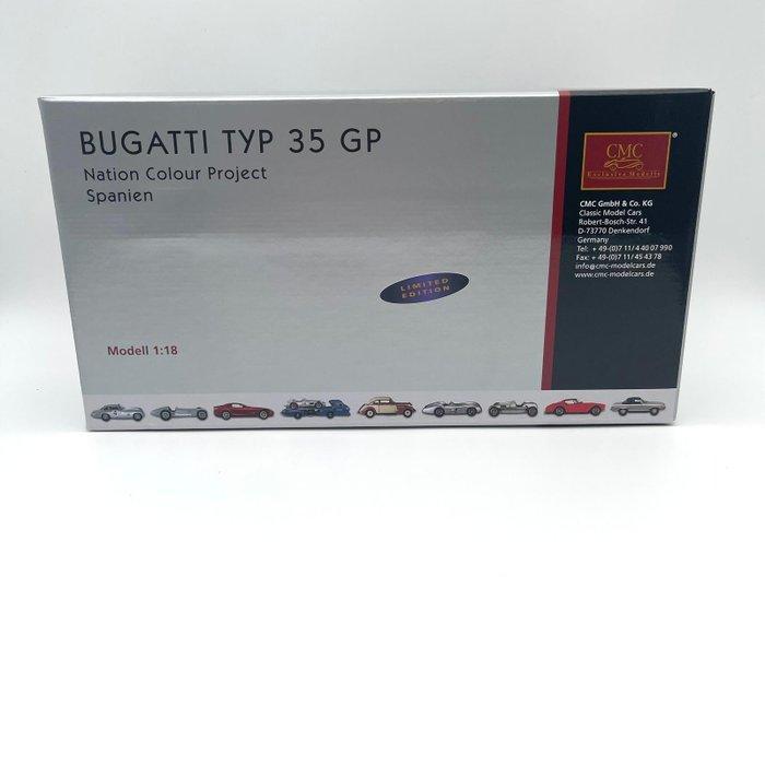 CMC 1:18 - Modelauto - Bugatti T35 GP Spanien, Hobby en Vrije tijd, Modelauto's | 1:5 tot 1:12