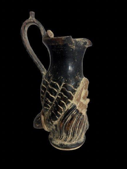 Réplique dun grec ancien Terre cuite Oinochoe - 24 cm, Antiquités & Art, Antiquités | Autres Antiquités