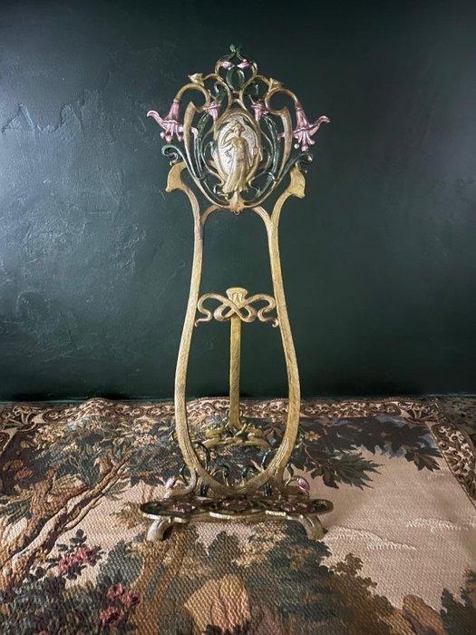 Schildersezel - gietijzer - Schildersezel-boekensteun, Antiek en Kunst, Curiosa en Brocante