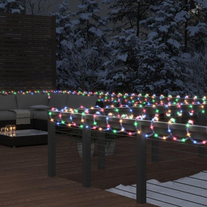 vidaXL Lichtslinger met 1200 LEDs meerkleurig 5 m PVC, Diversen, Kerst, Nieuw, Verzenden