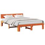 Grenenhout Bed 140x200 | Tweede Kansje | OP = OP (bedframe), Huis en Inrichting, Slaapkamer | Bedden, Bruin, Verzenden, 140 cm