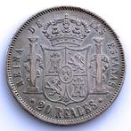 Espagne. Isabelle II. 20 Reales 1858 Madrid - Escasa