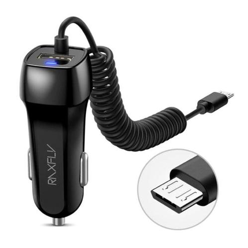 Micro-USB Autolader/Carcharger met 2.4A Fast Charging -, Télécoms, Téléphonie mobile | Accessoires & Pièces, Envoi