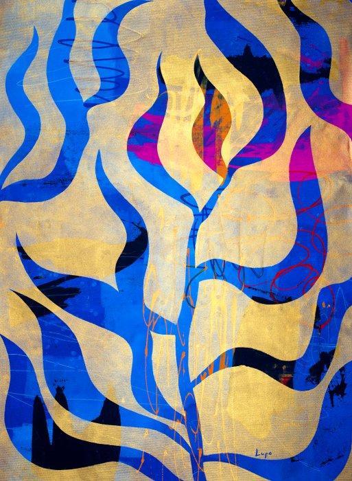 Lupo - Urban Jungle 238 - Real Gold - XXL-NO Reserve, Antiek en Kunst, Kunst | Designobjecten