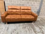 Dakota 3-zit leder, cognac (nieuw, outlet), Nieuw, Leer
