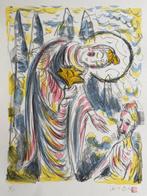 Buddha and Buddhist monk - Hajin Iwasaki  (1917-2010) -