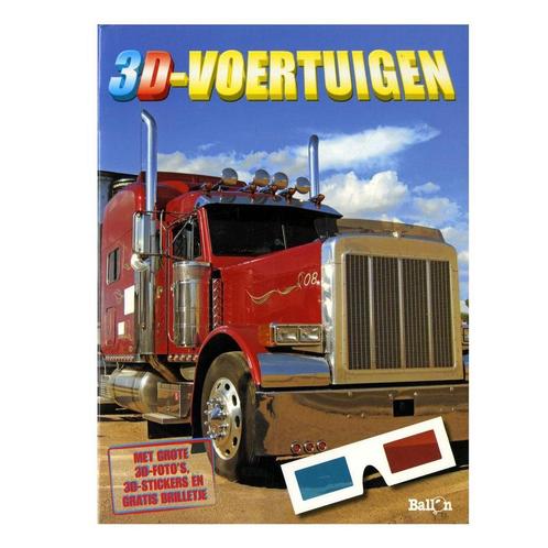 Indrukwekkende 3D-voertuigen / 3D stickerboeken / 1, Boeken, Overige Boeken, Gelezen, Verzenden