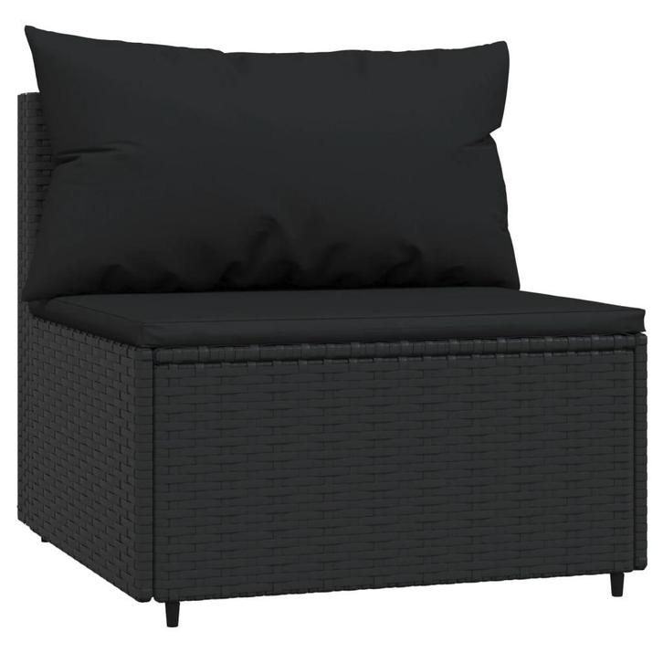 Tuinmiddenbank Zwart | Retour Deal | -46% (tuinbank), Tuin en Terras, Tuinbanken, Nieuw, Rotan, Verzenden