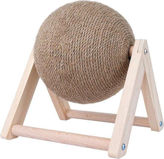 2dekans | LBB Kattenkrabpaal - Bal - Sisal - Speelgoed -, Dieren en Toebehoren, Katten-accessoires, Ophalen of Verzenden