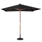 Parasol vierkant zwart 2,5 meter | 2,7(h)x 2,5(Ø)m Bolero, Verzenden, Nieuw in verpakking