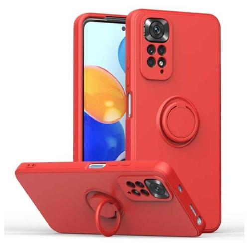 Xiaomi Mi 11T Hoesje met Ring Kickstand en Magneet -, Télécoms, Téléphonie mobile | Housses, Coques & Façades | Marques Autre