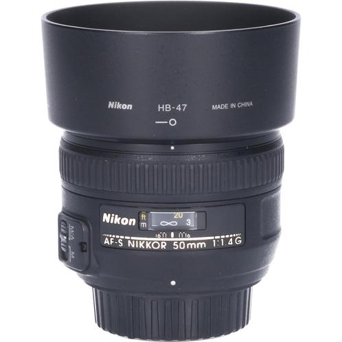 Tweedehands Nikon AF-S 50mm f/1.4G CM7485, TV, Hi-fi & Vidéo, Photo | Lentilles & Objectifs, Enlèvement ou Envoi