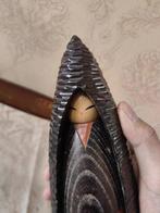 Sculpture, Traditional craft kokeshi dolls - 21 cm - Bois