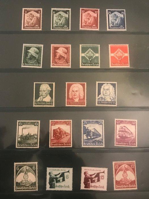 Duitse Rijk 1935 - Volledige jaargang zonder Ostropa blok -, Postzegels en Munten, Postzegels | Europa | Duitsland