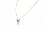 Ketting met hanger - 18 karaat Geel goud - 0.83ct. tw., Handtassen en Accessoires, Antieke sieraden