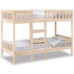 vidaXL Stapelbed massief grenenhout 90x200 cm, Huis en Inrichting, Slaapkamer | Bedden, Verzenden, Nieuw