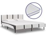 vidaXL Bed met traagschuim matras kunstleer 180x200 cm