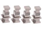 Veiling - 4x Beaux haak voor radiator vierkant 2x2x6cm Rodez, Doe-het-zelf en Bouw, Nieuw