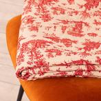 Toile de Jouy Gobelin Rosso – zwaar weefsel voor