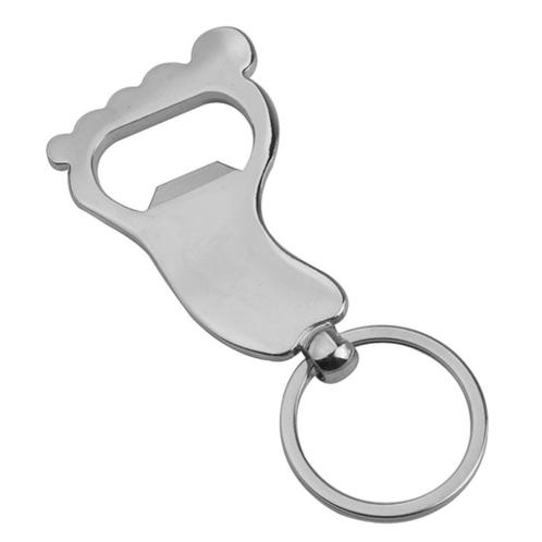 Fako Bijoux® - Sleutelhanger Flesopener - Blote Voet -, Verzamelen, Sleutelhangers, Verzenden