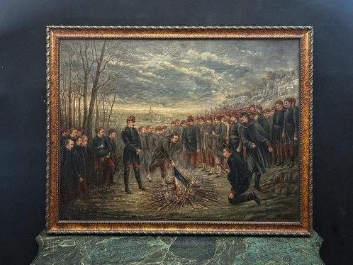 Etienne Dujardin-Beaumetz (1852-1913), D’après - La brigade, Antiek en Kunst, Kunst | Schilderijen | Klassiek