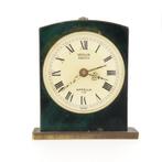 Tafelklok - veglia swiss - Vintage Albast, Messing -