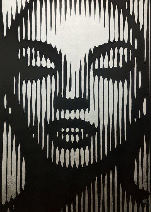 FÜR (1978) - Silver Sade - XL Size - (We Spray) NOT a PRINT, Antiek en Kunst, Kunst | Schilderijen | Modern