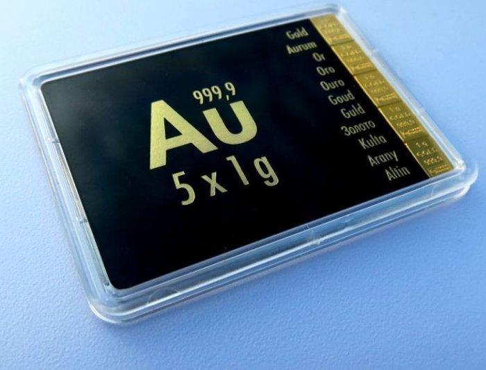 5 gram - Goud, Postzegels en Munten, Edelmetalen en Baren