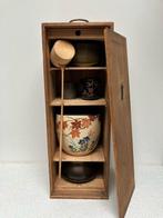 Koffie- en theeservies - Hout en keramiek - Chabako theekist