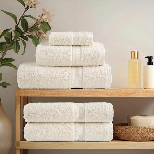 vidaXL Washandjes 10 pcs Crème 15 x 21 cm Katoen, Huis en Inrichting, Badkamer | Badtextiel en Accessoires, Nieuw, Verzenden