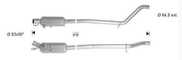Roetfilter Mercedes W176 / W246 / CLA, Auto-onderdelen, Uitlaatsystemen, Verzenden