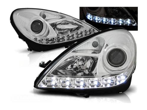 Daylight Chrome koplampen geschikt voor Mercedes R171 SLK, Auto-onderdelen, Verlichting, Nieuw, Mercedes-Benz, Verzenden
