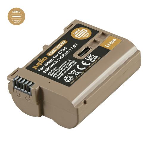 Jupio accu Nikon EN-EL15C Ultra C (2400mAh) met USB-C ingang, Audio, Tv en Foto, Accu's en Batterijen, Nieuw, Ophalen of Verzenden