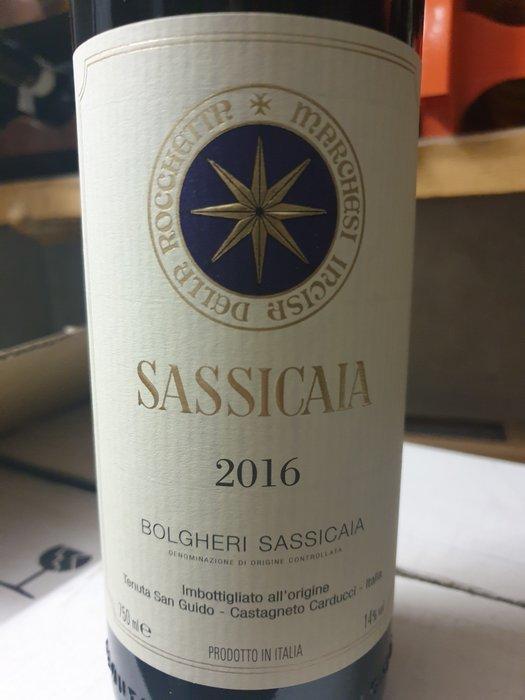 2016 Tenuta San Guido, Sassicaia - Bolgheri - 1 Fles (0,75, Verzamelen, Wijnen