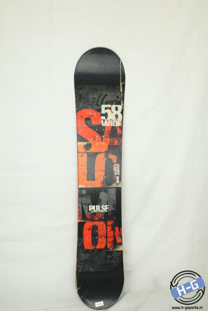Refurbished - Snowboard - Salomon Pulse - 158W, Sport en Fitness, Snowboarden, Board, Gebruikt, Ophalen of Verzenden