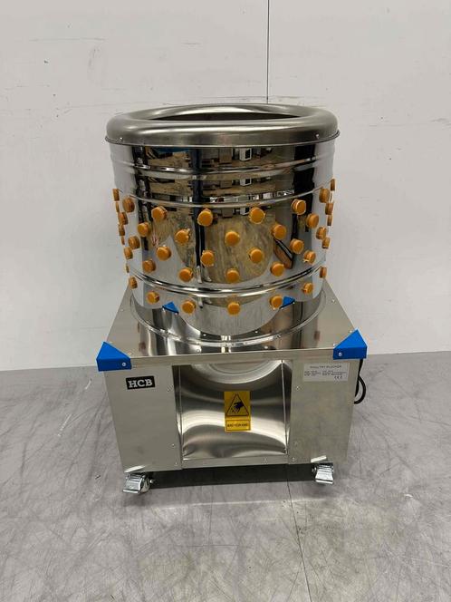 RVS Verrijdbare gevogelte plukmachine 180 stuks/uur 230V, Zakelijke goederen, Horeca | Keukenapparatuur, Ophalen of Verzenden