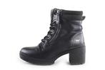 Mustang Veterboots in maat 38 Zwart | 10% extra korting, Vêtements | Femmes, Chaussures, Overige typen, Verzenden