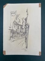 Anton Pieck (1895-1987) - Originele inktekening van The, Antiek en Kunst