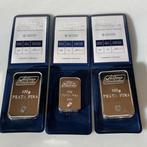 250 grams - 2 x 100g + 1 x 50 g - Argent .999 - Albino