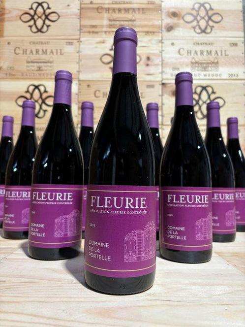 2019 Domaine de la Portelle - Fleurie - 12 Bouteilles (0,75, Verzamelen, Wijnen