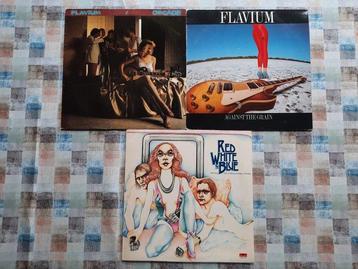 Re White and Blue and Flavium - 3 LP Albums - Différents