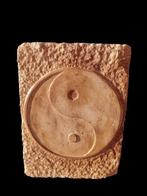 Sculpture, Stemma Araldico  Yin e Yang - 25 cm - pierre