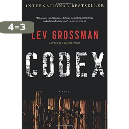 CODEX 9789085193883 Lev Grossman, Boeken, Overige Boeken, Zo goed als nieuw, Verzenden