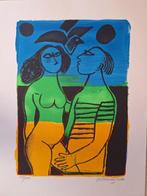Corneille (1922-2010) - Liedespaar, Antiek en Kunst