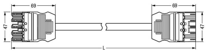 Wago Winsta Midi Patchkabel voor Bouwinstallatie -, Doe-het-zelf en Bouw, Elektriciteit en Kabels, Verzenden