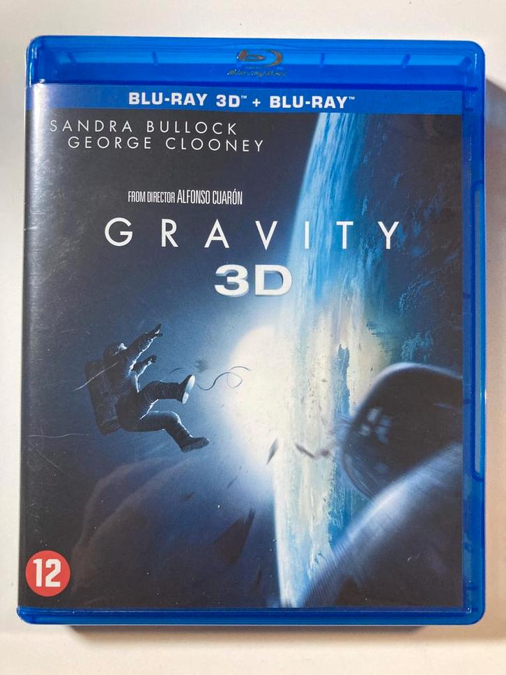 GRAVITY (3D + 2D) (BLURAY), Cd's en Dvd's, Blu-ray, Gebruikt