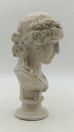 sculptuur, Busto di Antinoo - 27 cm - marmerstof, Antiek en Kunst, Antiek | Keramiek en Aardewerk
